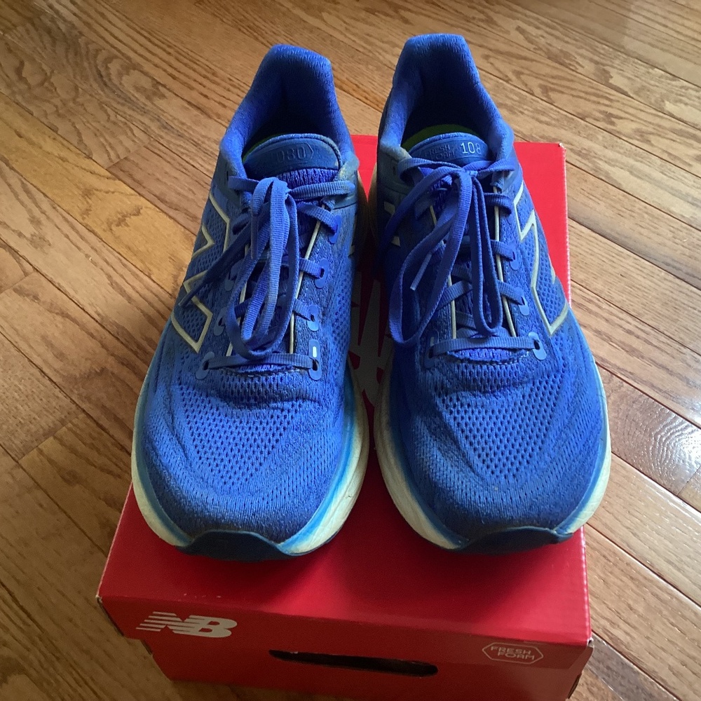 Mens New Balance Fresh Foam X 1080v13 Running Shoes Size 9.5 Blue
